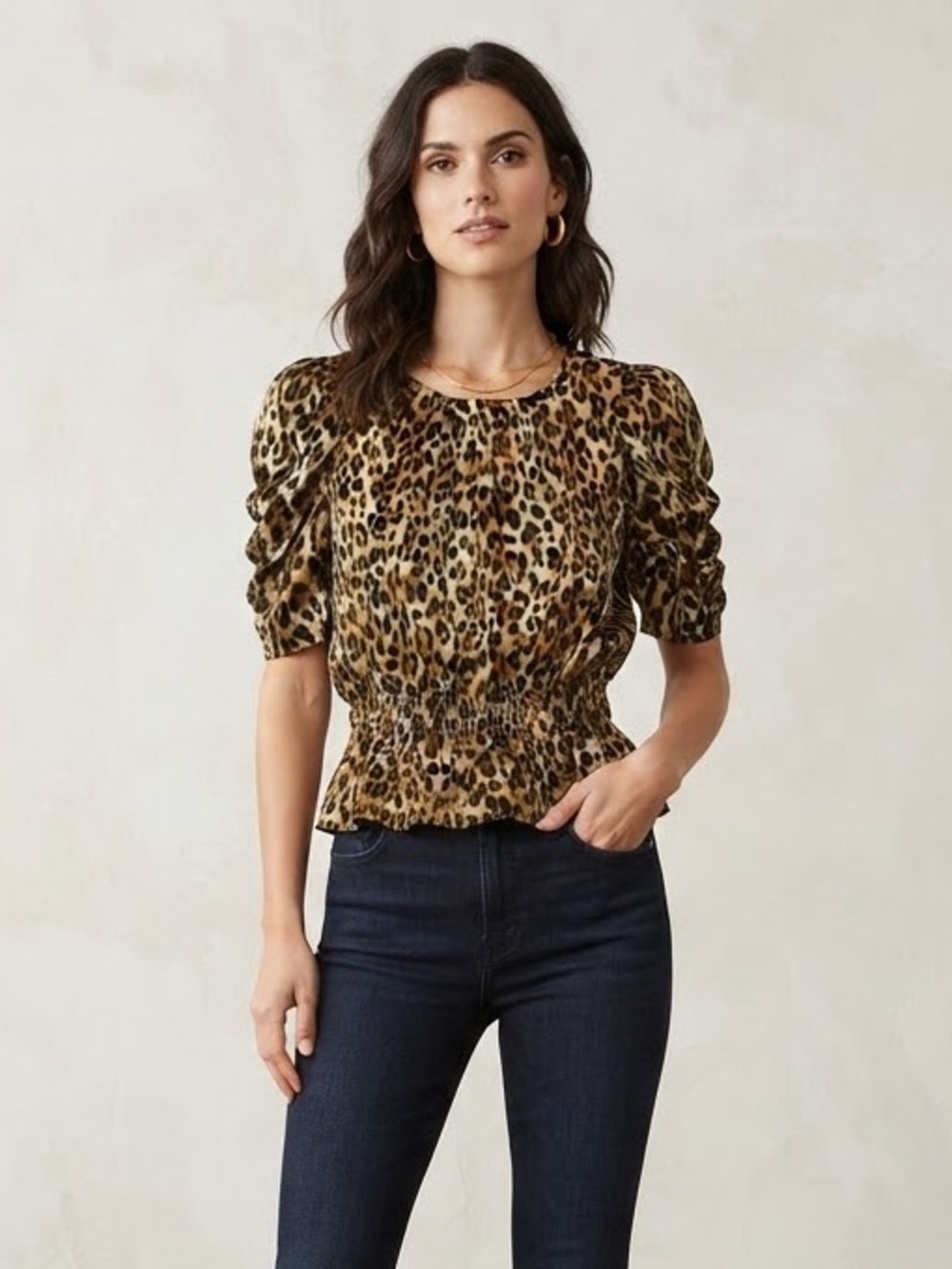 Iris Animal Print Top